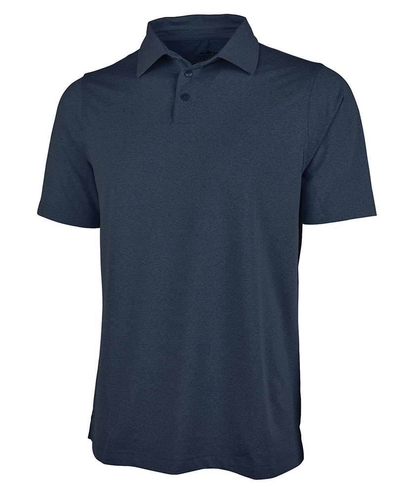 Charles River Men's Heathered Eco-Logic Stretch Polo