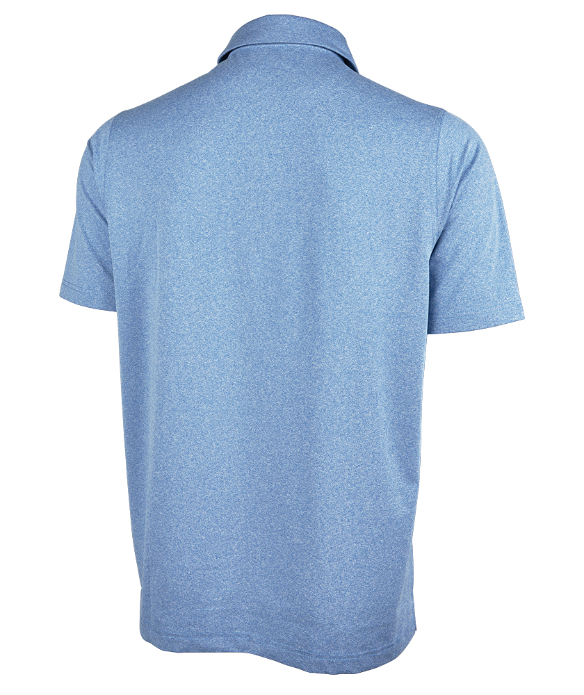 Charles River Men's Heathered Eco-Logic Stretch Polo