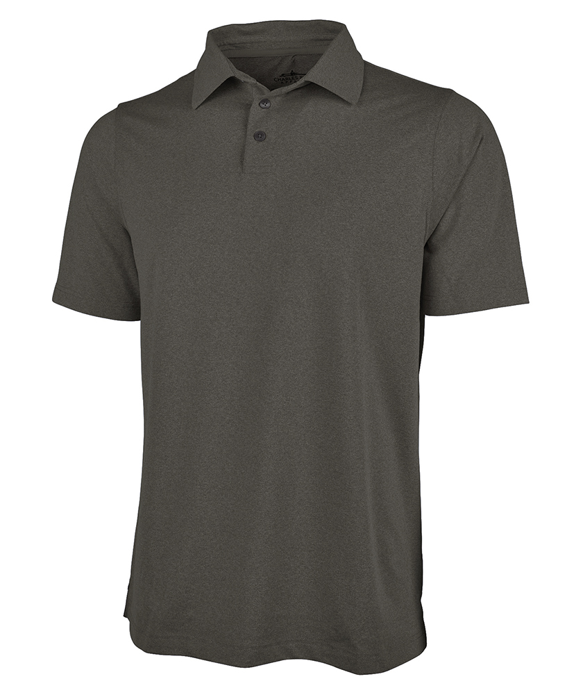 Charles River Men's Heathered Eco-Logic Stretch Polo