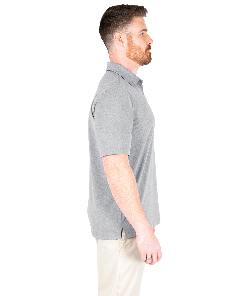 Charles River Men's Heathered Eco-Logic Stretch Polo