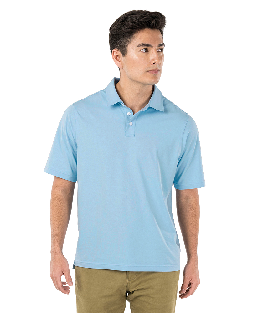 Charles River Men's Greenway Stretch Cotton Polo