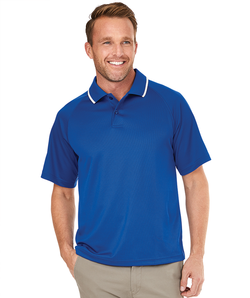 Charles River Men's Classic Solid Wicking Polo