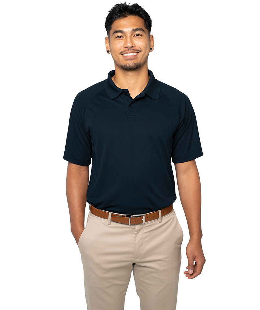 Charles River Men's Classic Solid Wicking Polo