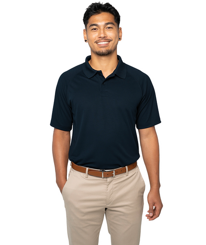 Charles River Men's Classic Solid Wicking Polo