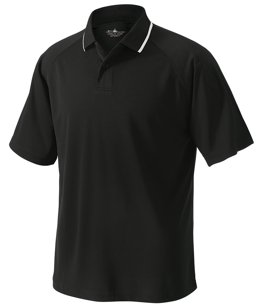 Charles River Men's Classic Solid Wicking Polo