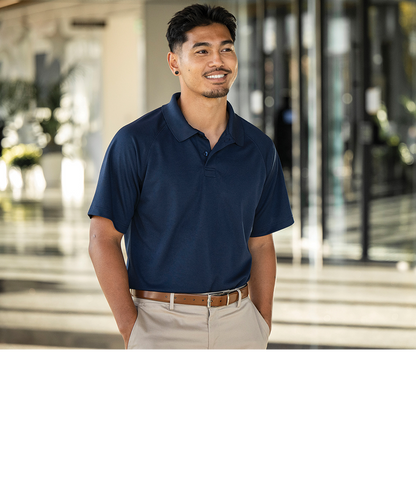 Charles River Men's Classic Solid Wicking Polo