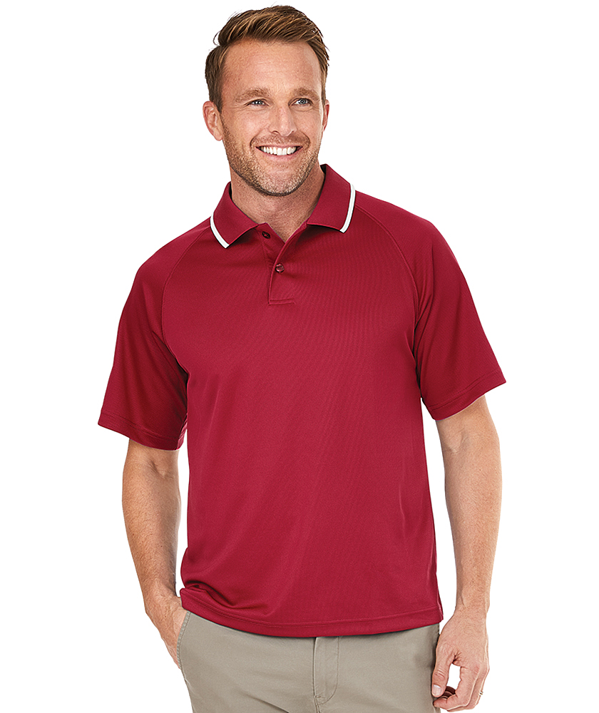 Charles River Men's Classic Solid Wicking Polo