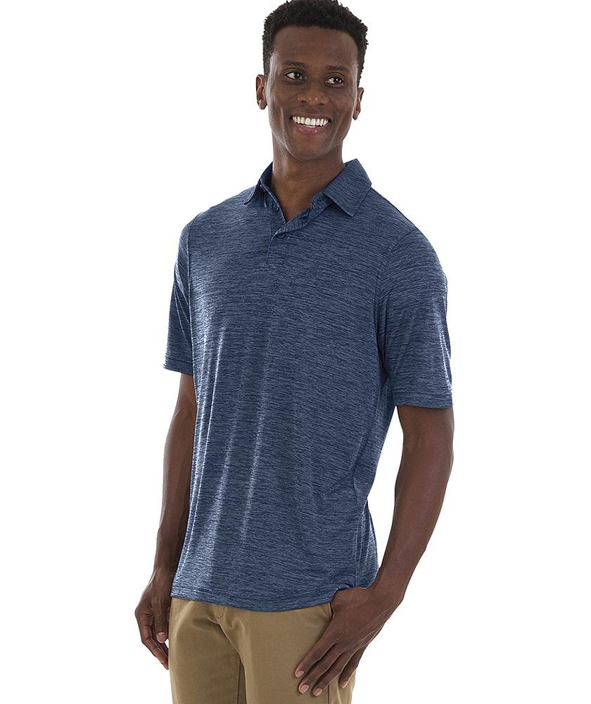 Charles River Men's Space Dye Performance Polo