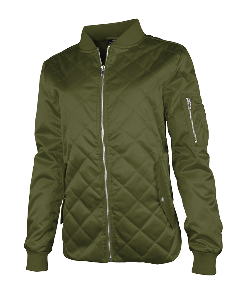 Charles River Women's Quilted Boston Flight Jacket
