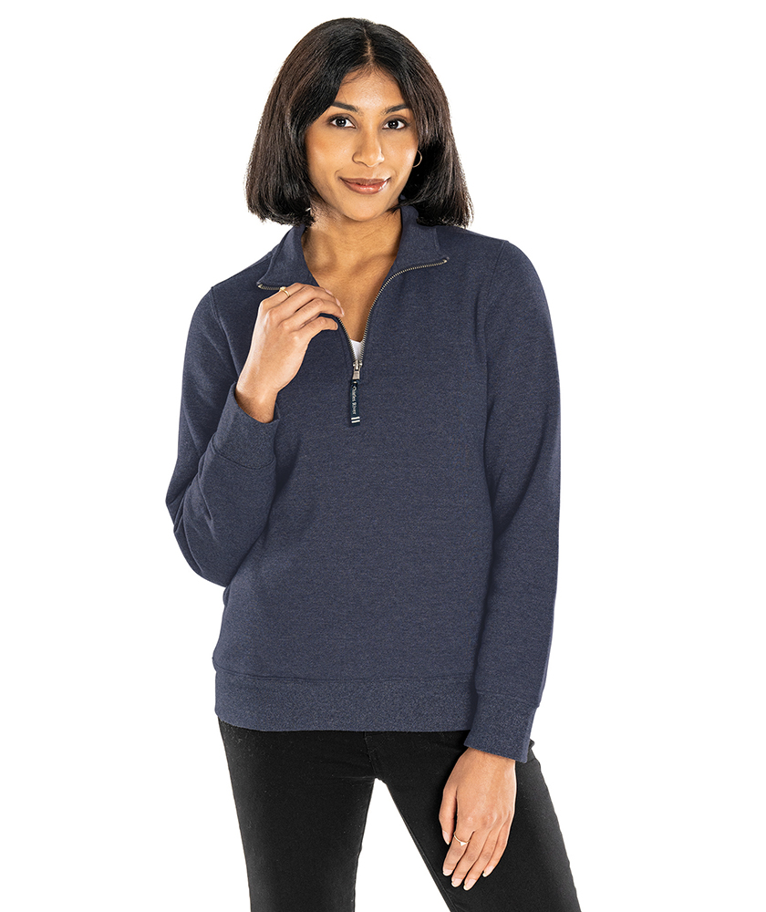 Charles River Women's Crosswind Quarter Zip Sweatshirt