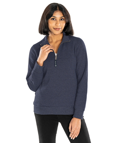 Charles River Women's Crosswind Quarter Zip Sweatshirt