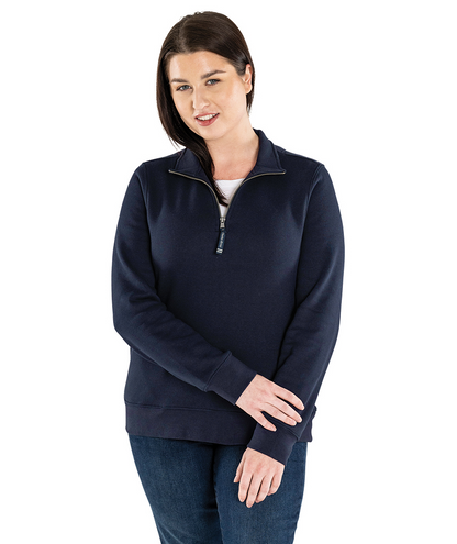 Charles River Women's Crosswind Quarter Zip Sweatshirt