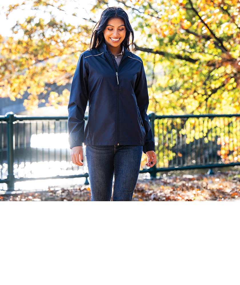 Charles River Women's Skyline Pack-N-Go® Full Zip Reflective Jacket