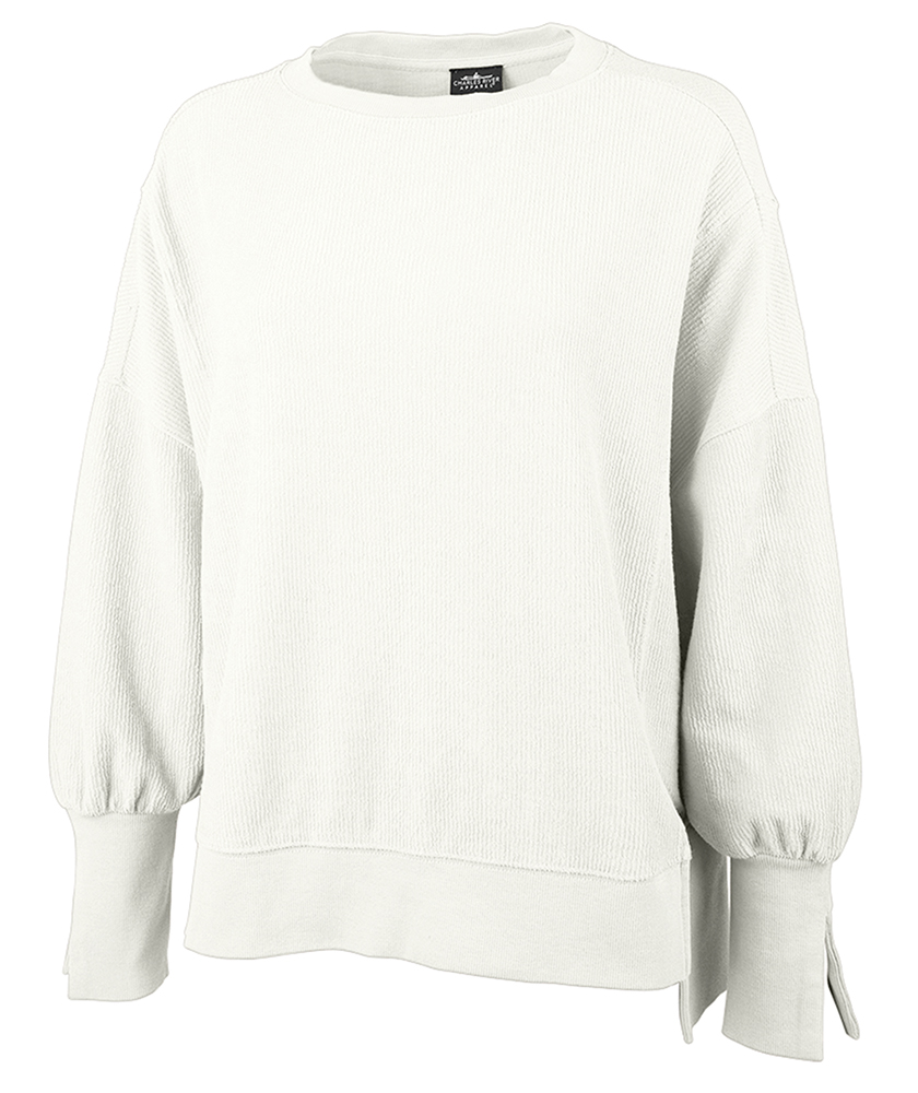 Charles River Women's Camden Spliced Crew Neck Sweatshirt