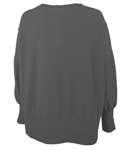 Charles River Women's Camden Spliced Crew Neck Sweatshirt