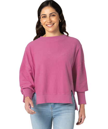 Charles River Women's Camden Spliced Crew Neck Sweatshirt