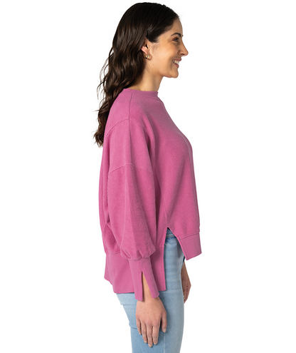 Charles River Women's Camden Spliced Crew Neck Sweatshirt