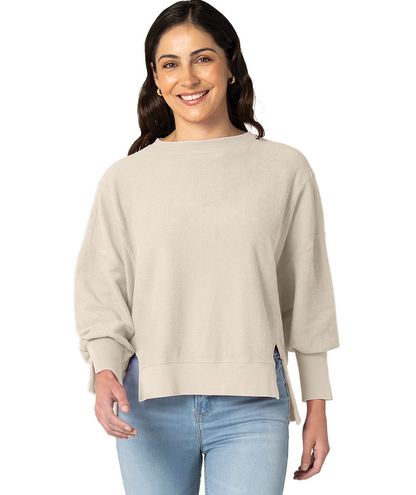 Charles River Women's Camden Spliced Crew Neck Sweatshirt