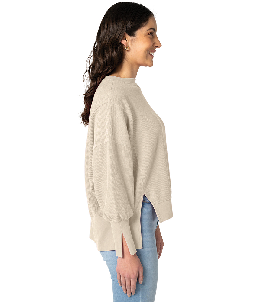 Charles River Women's Camden Spliced Crew Neck Sweatshirt