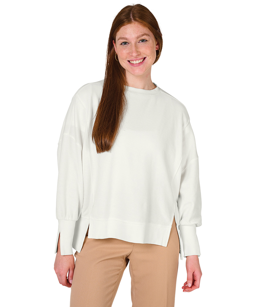 Charles River Women's Camden Spliced Crew Neck Sweatshirt