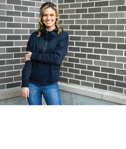 Charles River Women's Willow Scallop Hem Hoodie