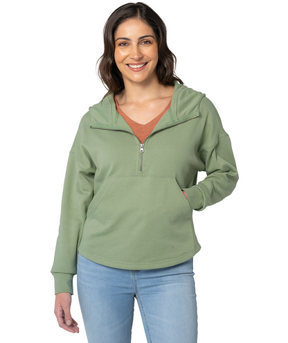 Charles River Women's Willow Scallop Hem Hoodie