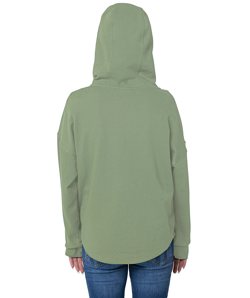 Charles River Women's Willow Scallop Hem Hoodie