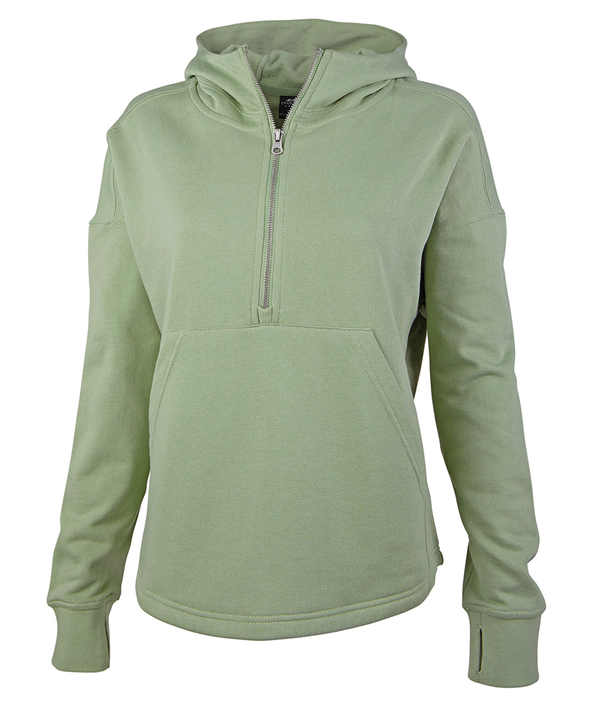 Charles River Women's Willow Scallop Hem Hoodie