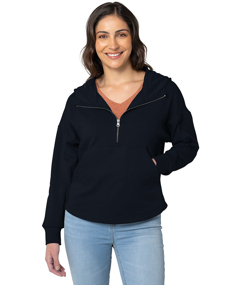 Charles River Women's Willow Scallop Hem Hoodie