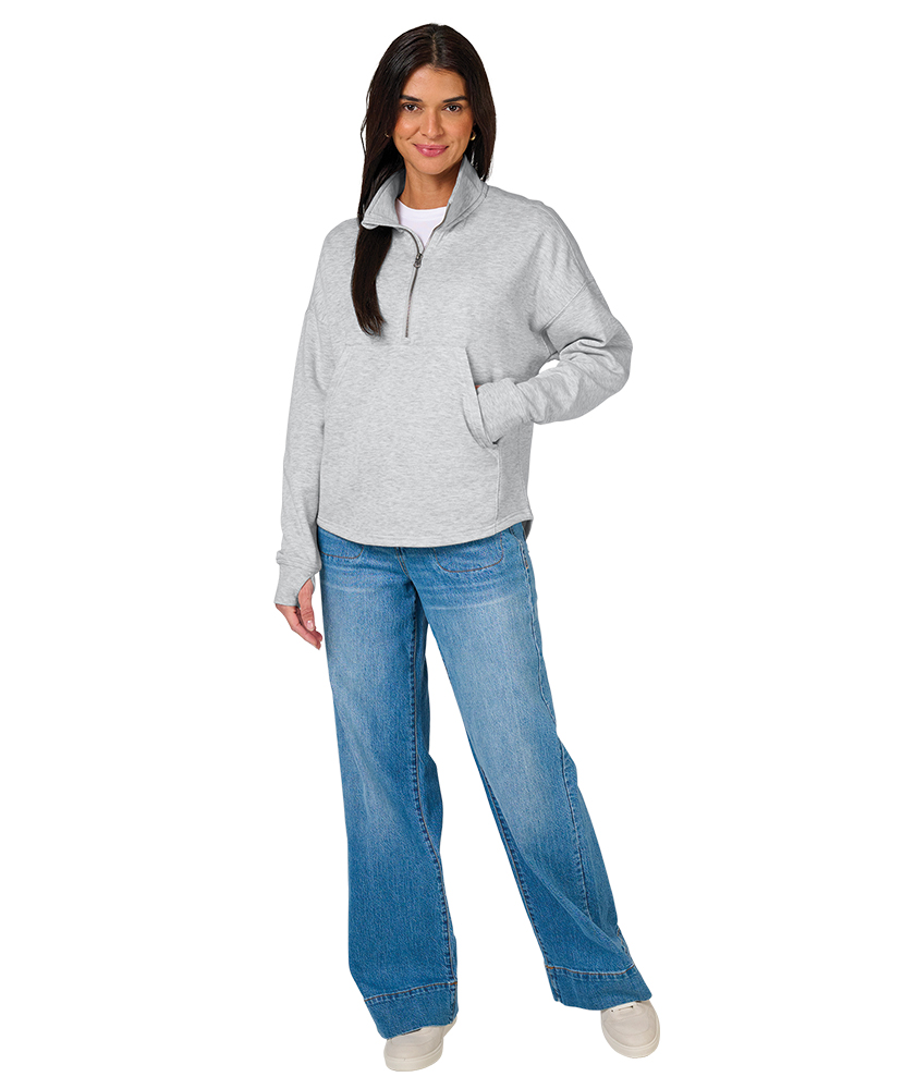 Charles River Women's Willow Half Zip Sweatshirt