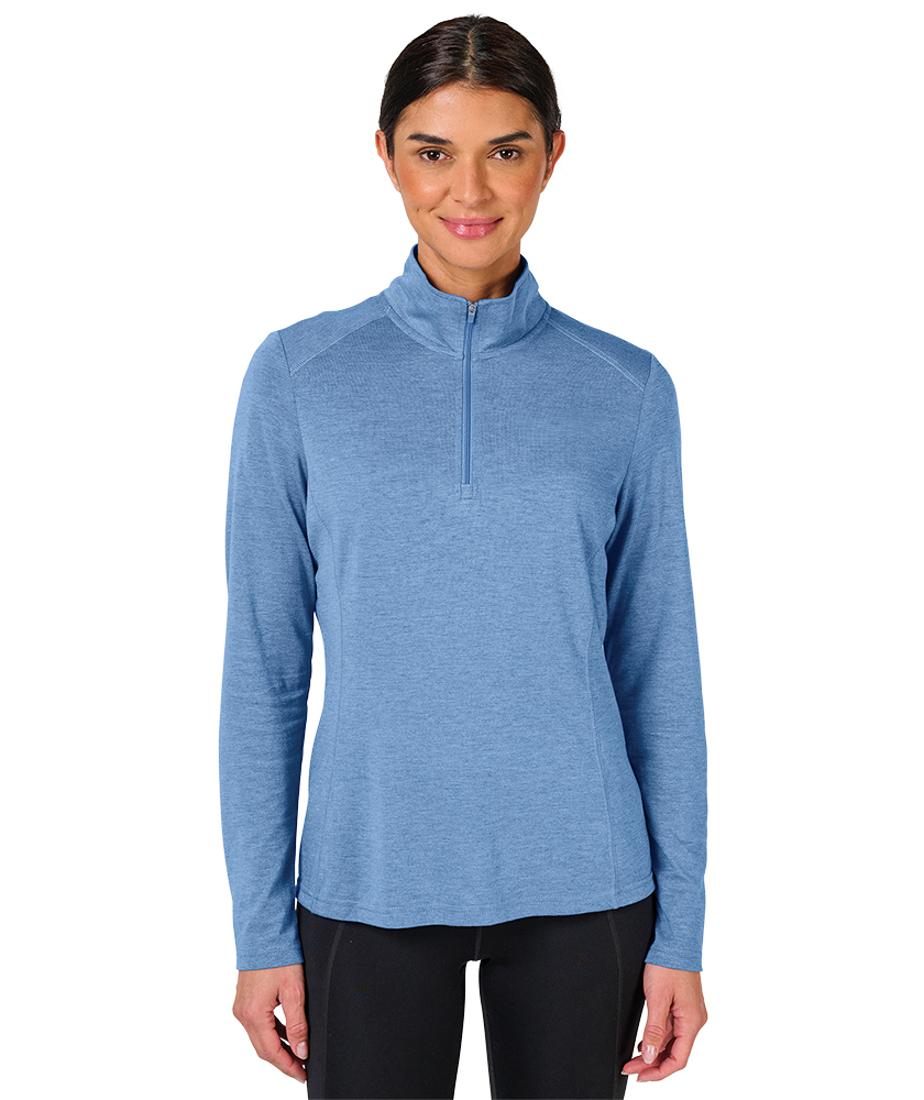 Charles River Women's Vista Tri-Blend Quarter Zip