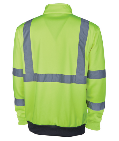 Charles River Quarter Zip Hi-Vis Sweatshirt