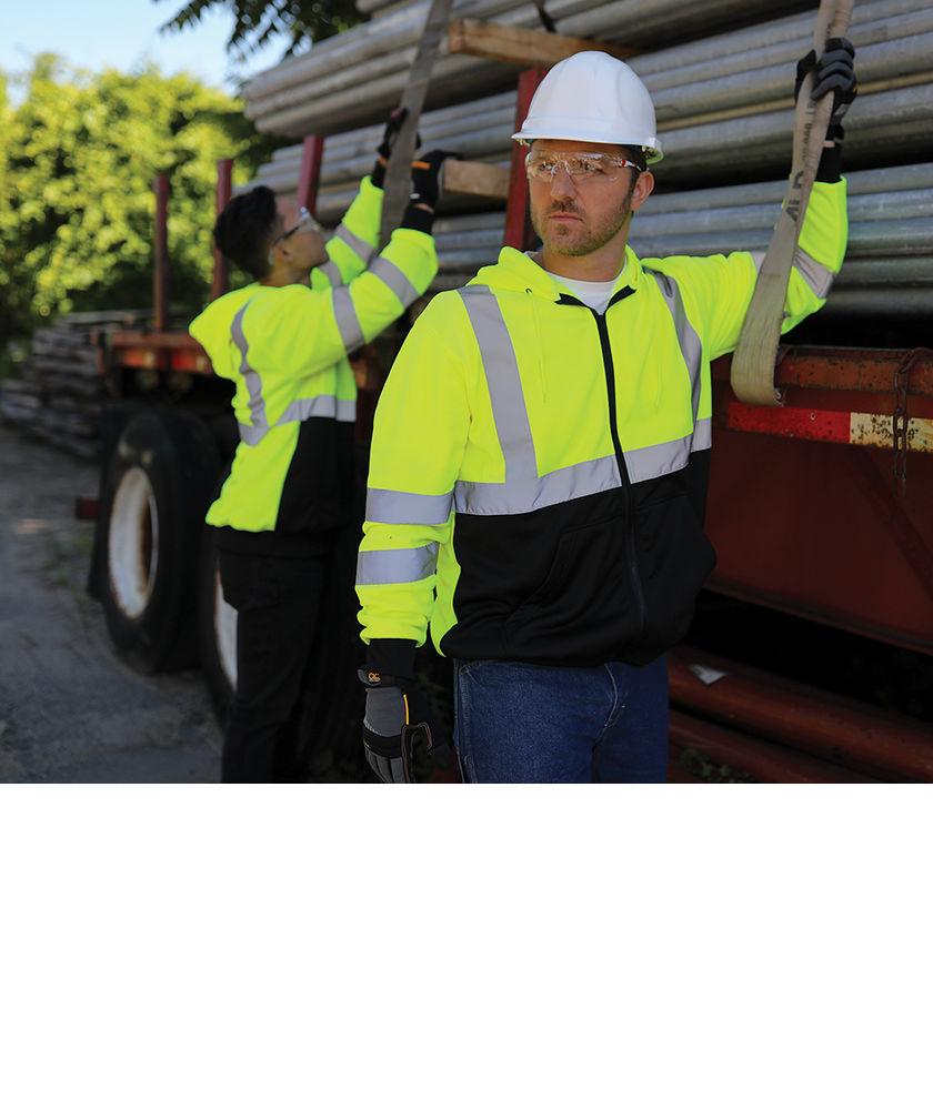 Charles River Signal Hi-Vis Full Zip Hoodie