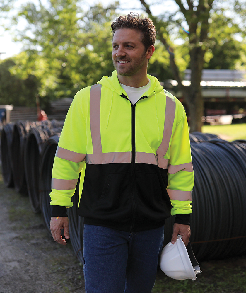 Charles River Signal Hi-Vis Full Zip Hoodie