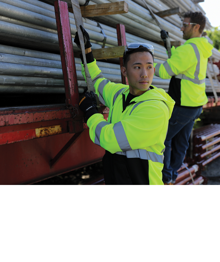 Charles River Signal Hi-Vis Full Zip Hoodie