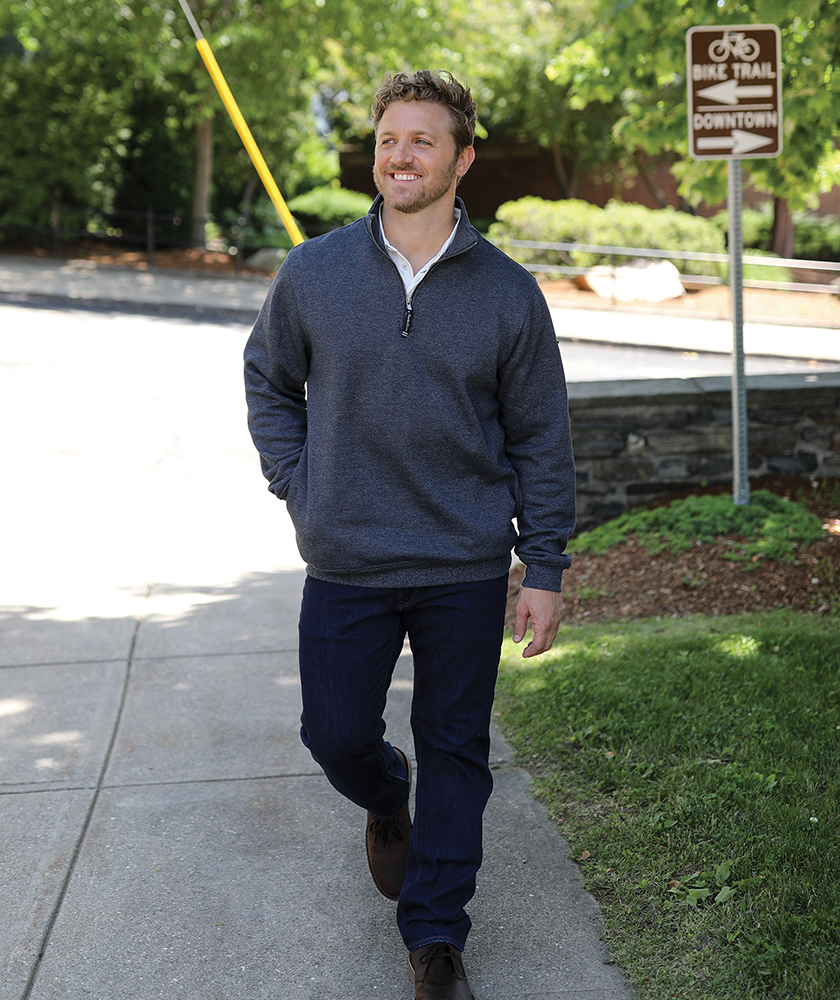 Charles River Crosswind Quarter Zip Sweatshirt