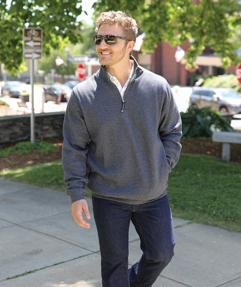 Charles River Crosswind Quarter Zip Sweatshirt