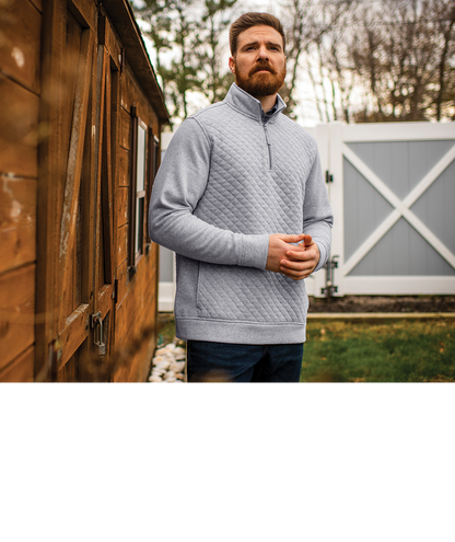 Charles River Men's Franconia Quilted Pullover