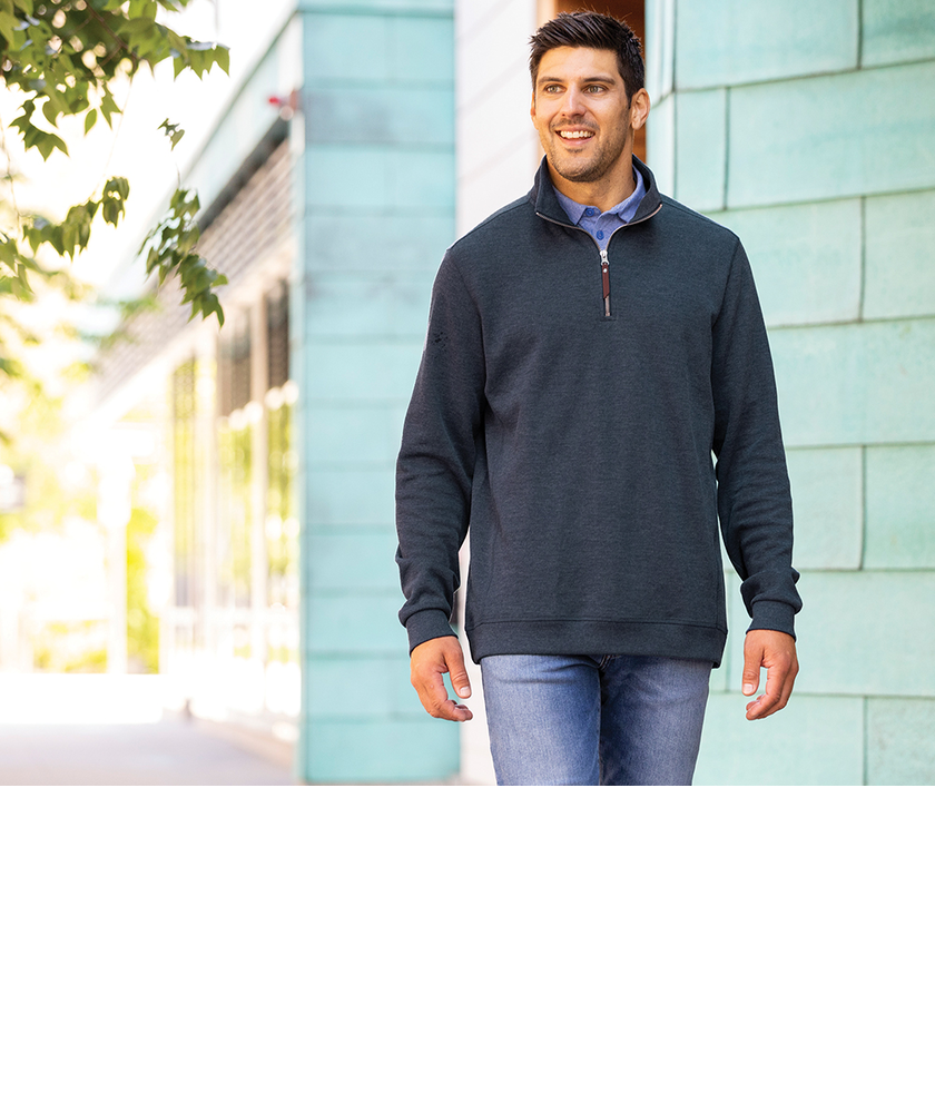 Charles River Men's Hudson Quarter Zip Pullover