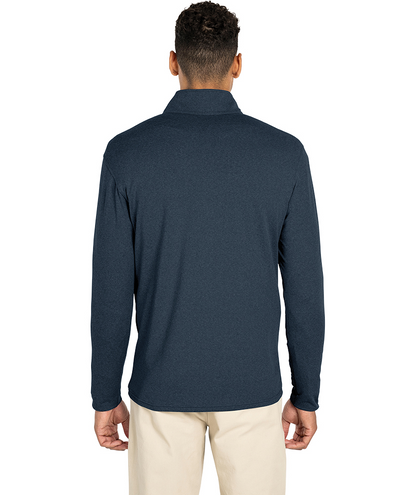 Charles River Men's Heathered Eco-Logic Stretch Quarter Zip