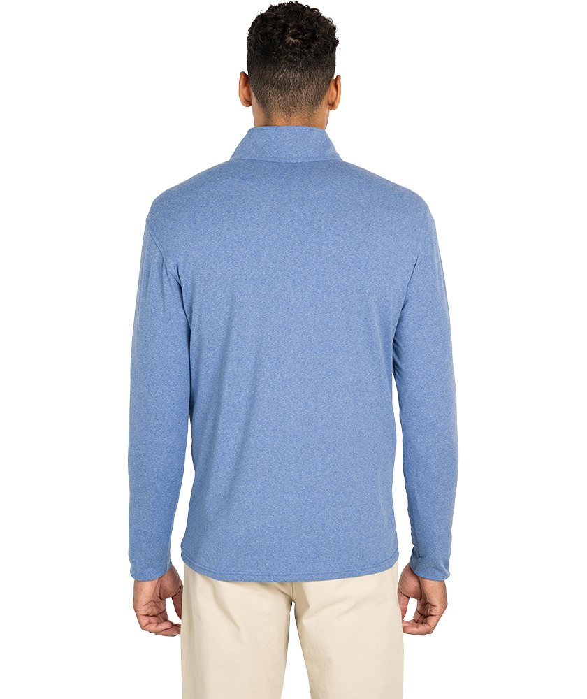 Charles River Men's Heathered Eco-Logic Stretch Quarter Zip