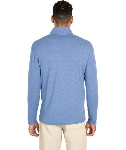 Charles River Men's Heathered Eco-Logic Stretch Quarter Zip