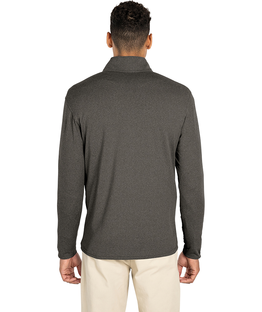 Charles River Men's Heathered Eco-Logic Stretch Quarter Zip