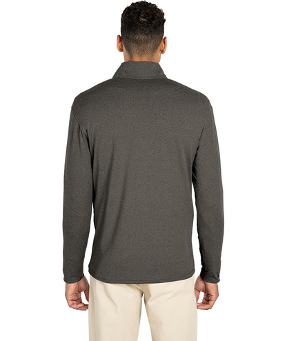 Charles River Men's Heathered Eco-Logic Stretch Quarter Zip