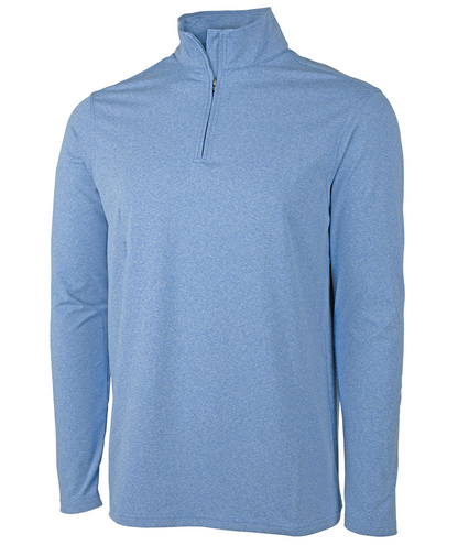 Charles River Men's Heathered Eco-Logic Stretch Quarter Zip