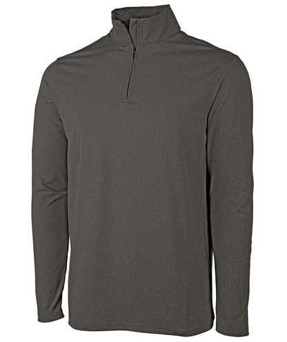 Charles River Men's Heathered Eco-Logic Stretch Quarter Zip