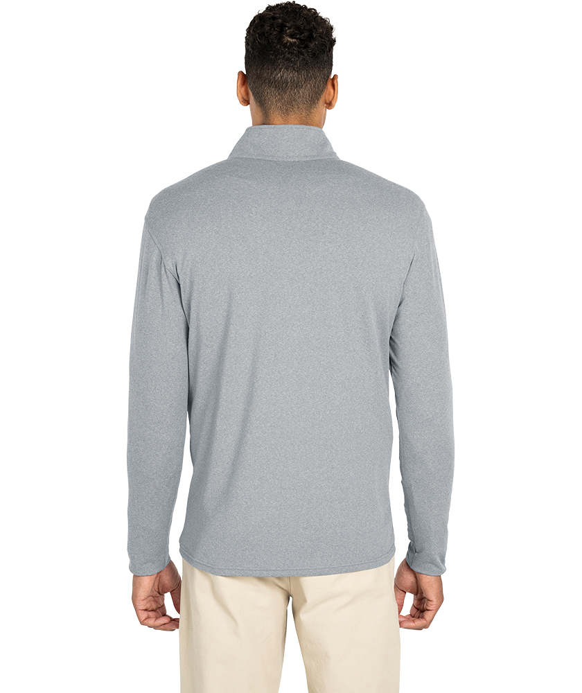 Charles River Men's Heathered Eco-Logic Stretch Quarter Zip