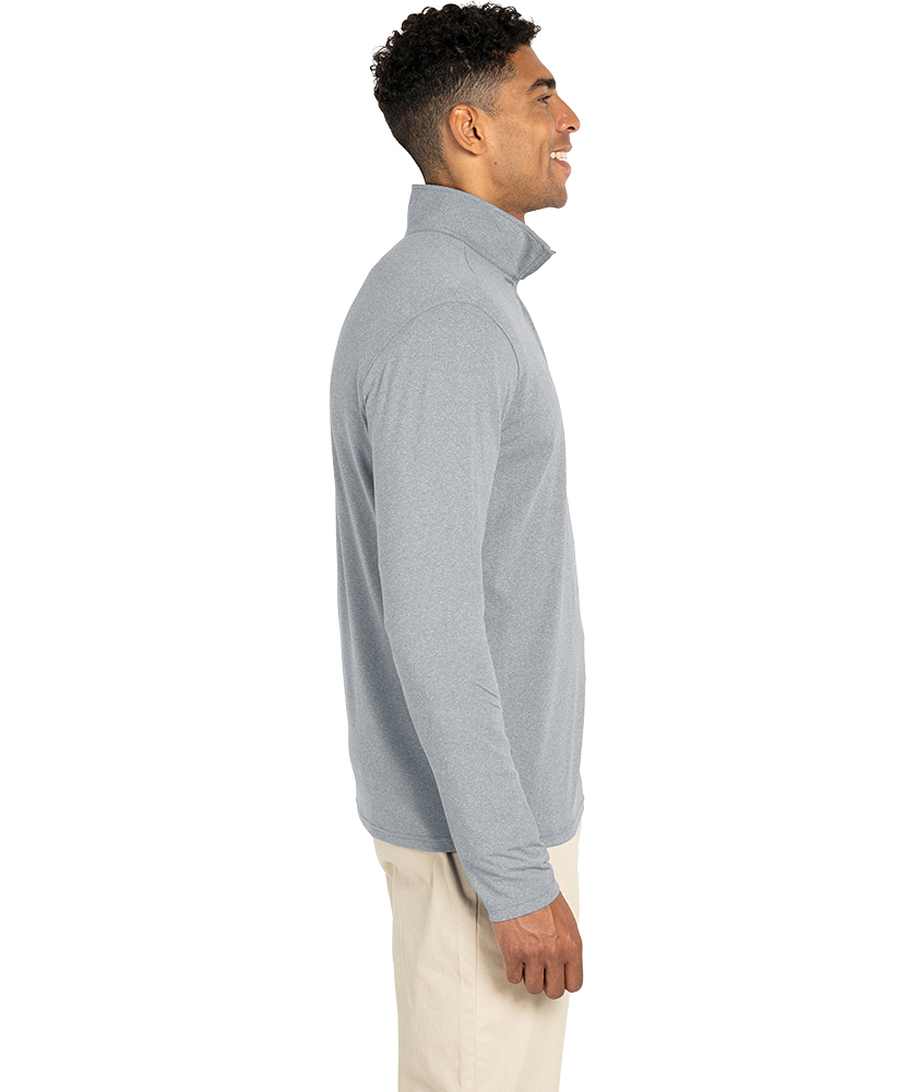 Charles River Men's Heathered Eco-Logic Stretch Quarter Zip