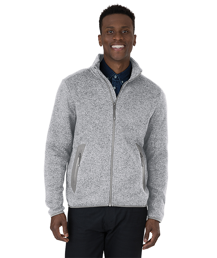 Charles River Men's Heathered Fleece Jacket