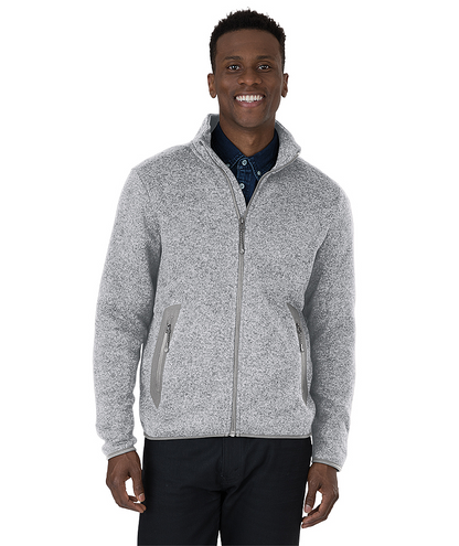 Charles River Men's Heathered Fleece Jacket